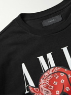 AMIRI - Logo-Print Cotton-Jersey T-Shirt - Black