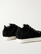 Rick Owens - Calf Hair Sneakers - Black