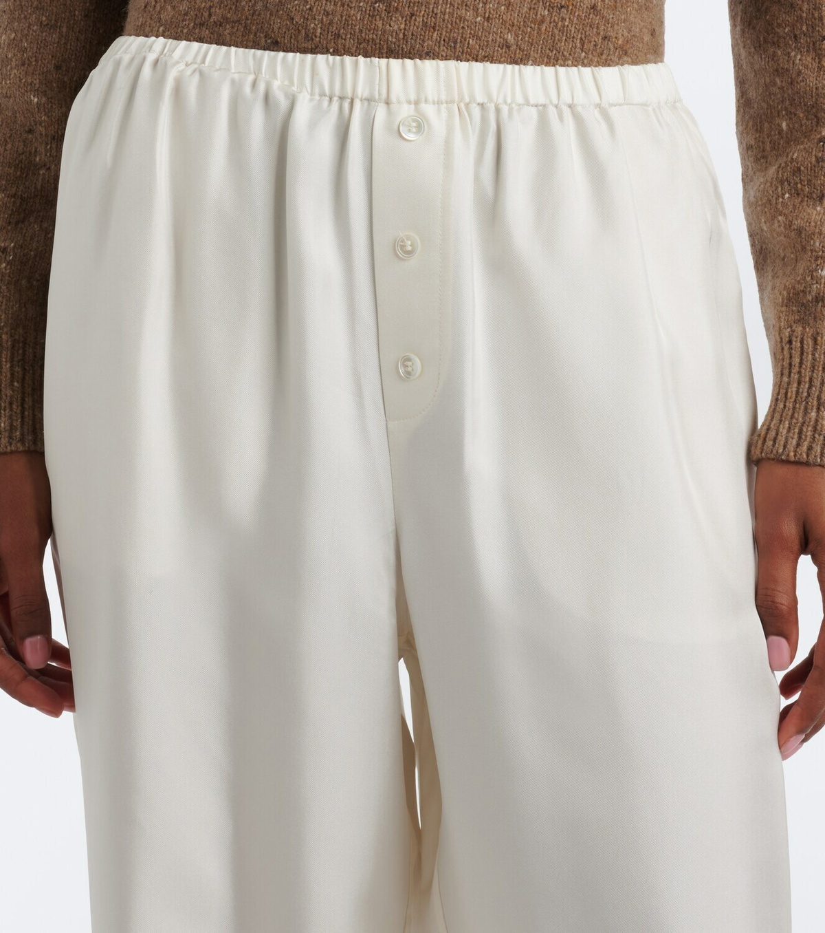 Róhe Silk wide-leg pants