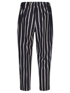 LIVIANA CONTI - Striped Cotton Blend Trousers