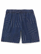 Orlebar Brown - Louis Solo Pastiche Straight-Leg Cotton-Jacquard Shorts - Blue