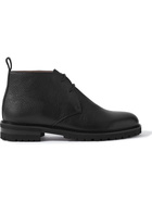 Manolo Blahnik - Poleis Full-Grain Leather Chukka Boots - Black