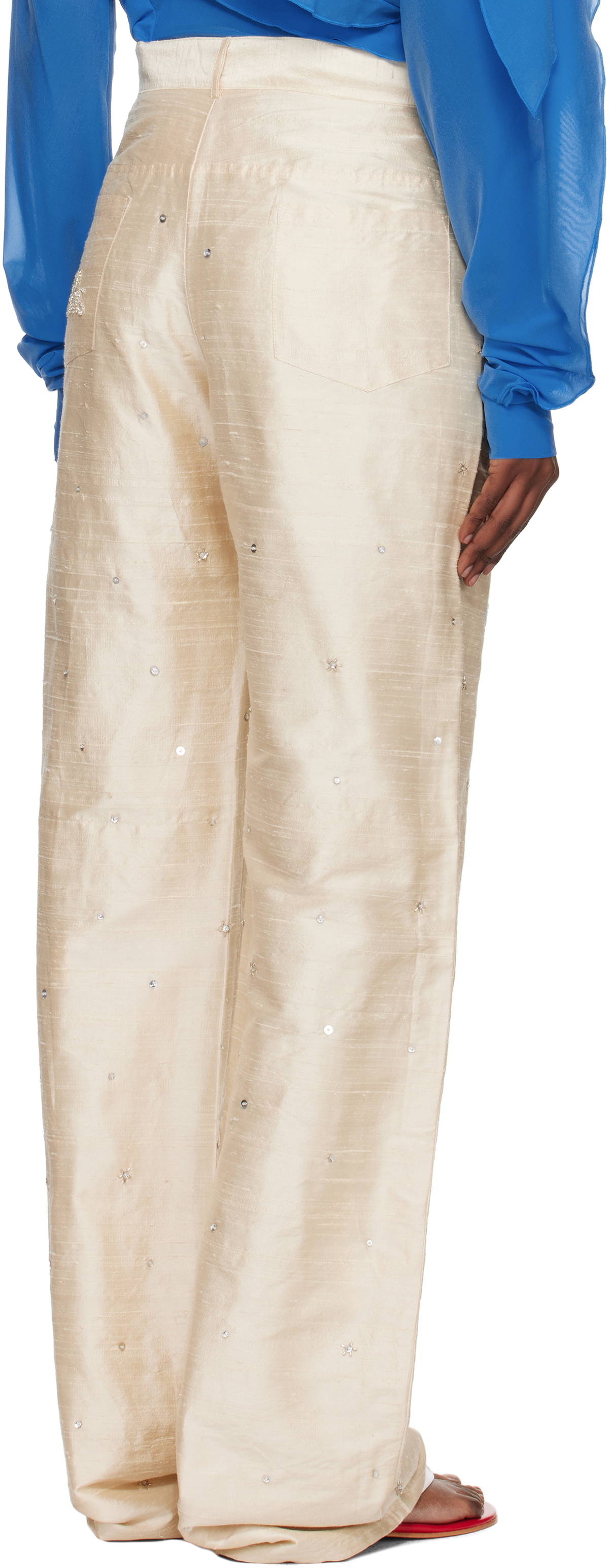 Caro Editions Off-White Annika Clown Trousers Caro Editions