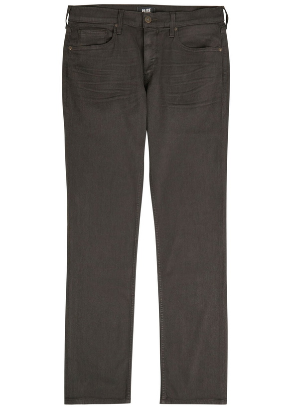 Photo: Paige Federal Slim Straight-leg Jeans Charcoal