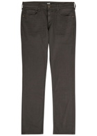 Paige Federal Slim Straight-leg Jeans Charcoal