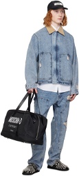 Moschino Blue Bleached Jeans
