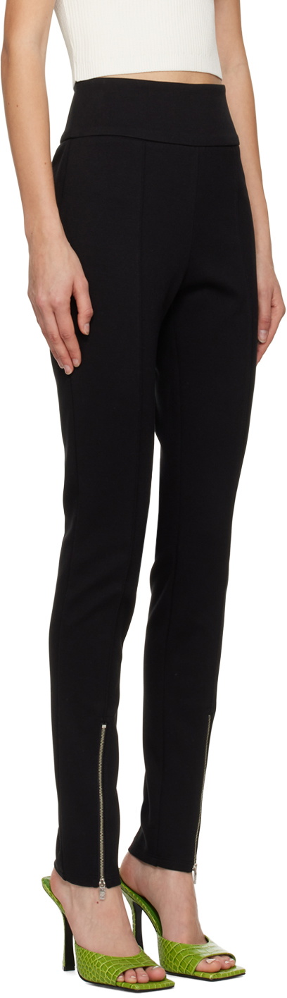 DRAE Black Zip Cuff Trousers