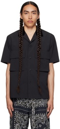 sacai Black Matte Shirt