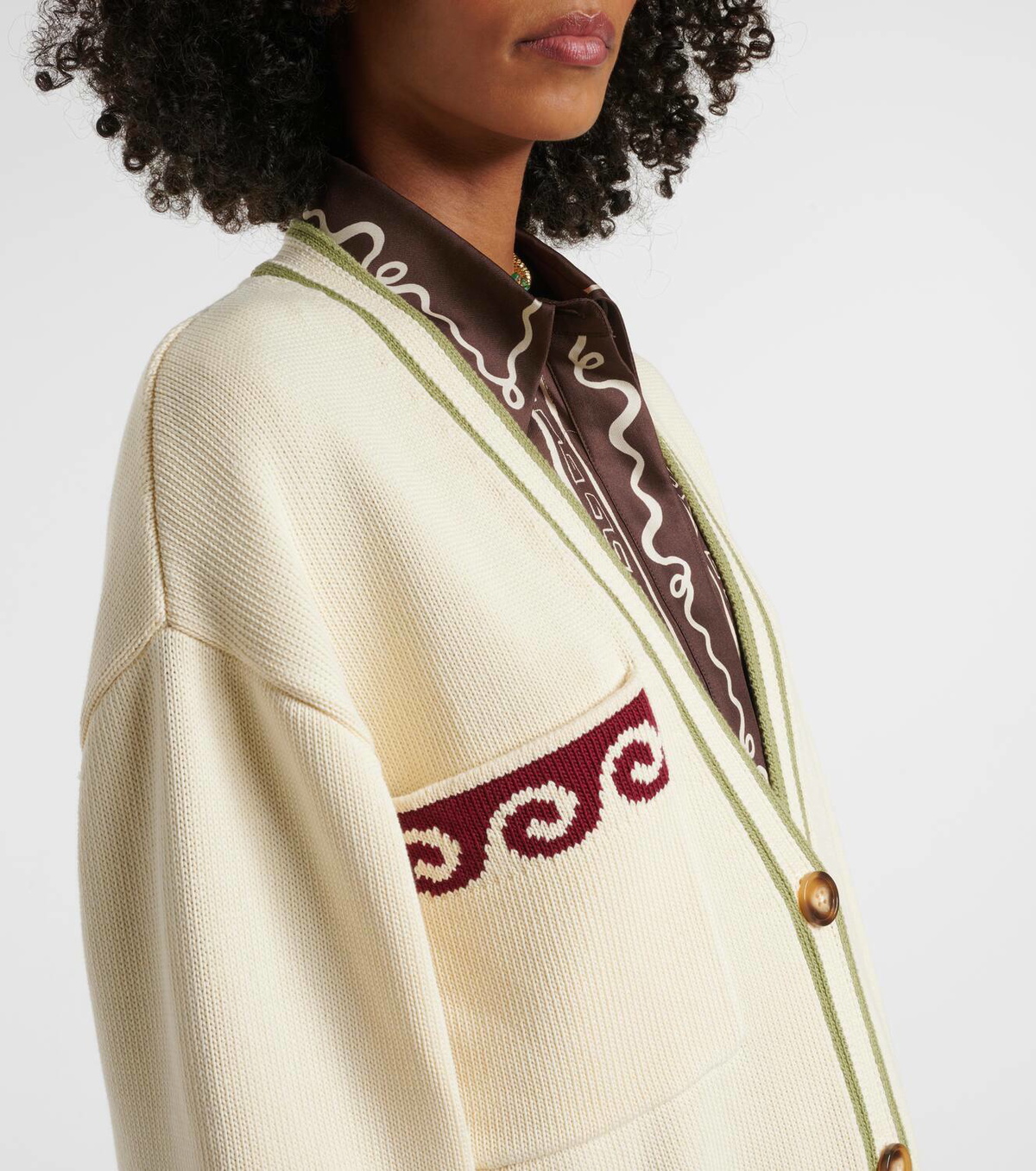 Alémais Bath House cotton cardigan
