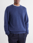 Boglioli - Wool and Cashmere-Blend Sweater - Blue