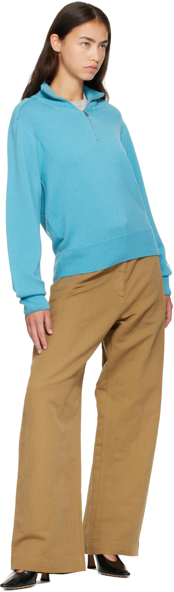 Studio Nicholson Tan Chatto Trousers