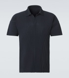Homme Plissé Issey Miyake Basics pleated polo shirt