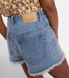 Isabel Marant Lesia high-rise denim shorts