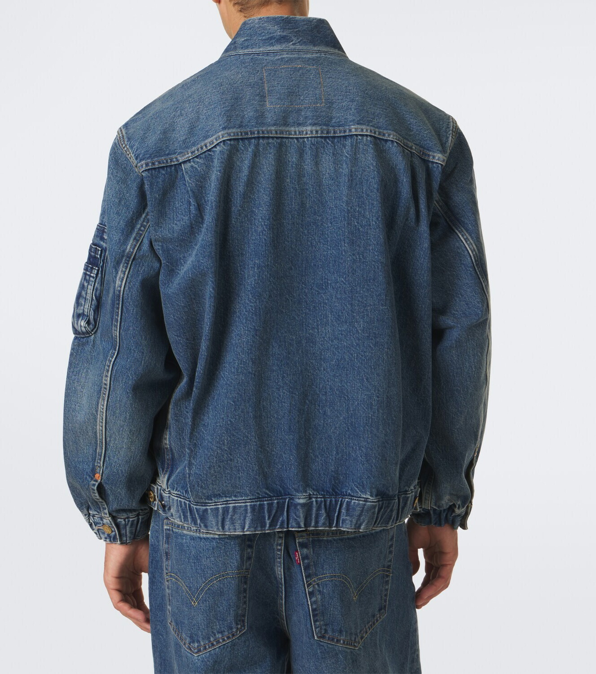 Sacai Denim bomber jacket
