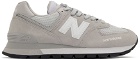 New Balance Gray 574 Rugged Sneakers