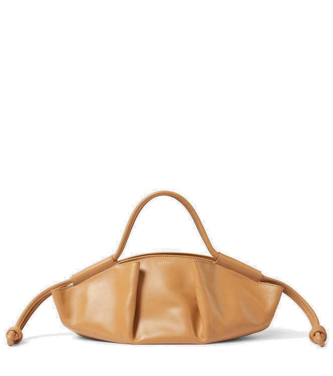 LOEWE Paseo ラフィア スモール トートバッグ レザートリム LOEWE Paseo Small leather-trimmed raffia tote | NET-A-PORTER
