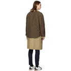 Solid Homme Beige Layered Coat