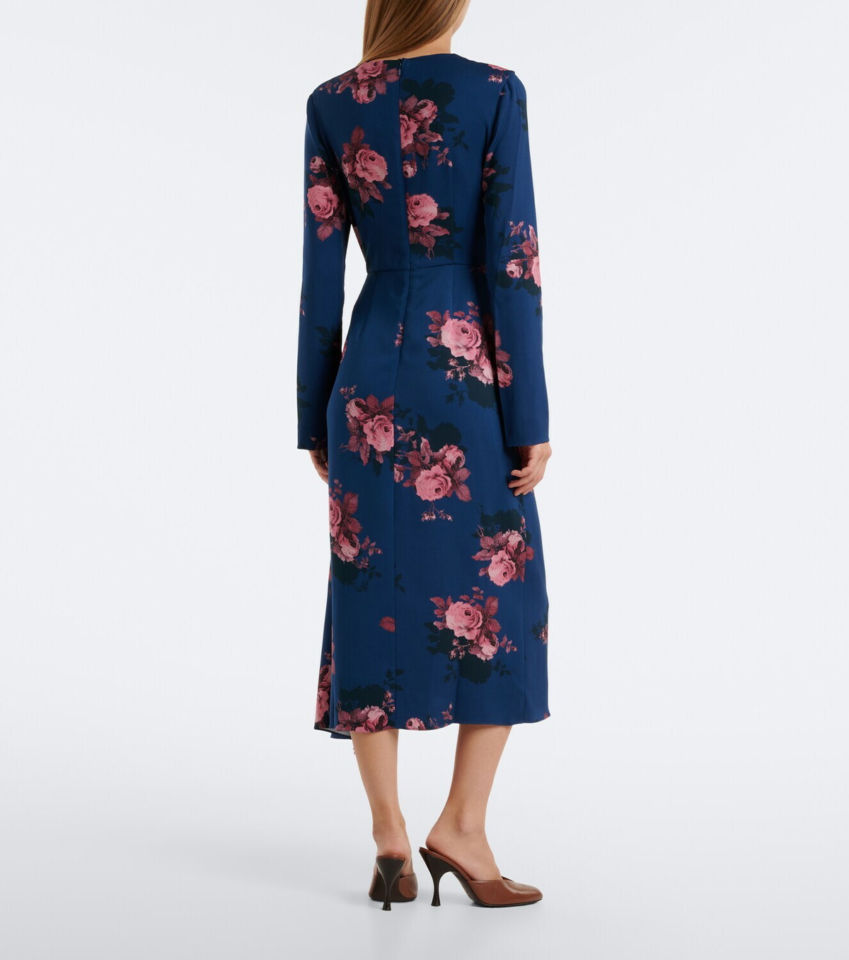 Erdem Floral jersey midi dress