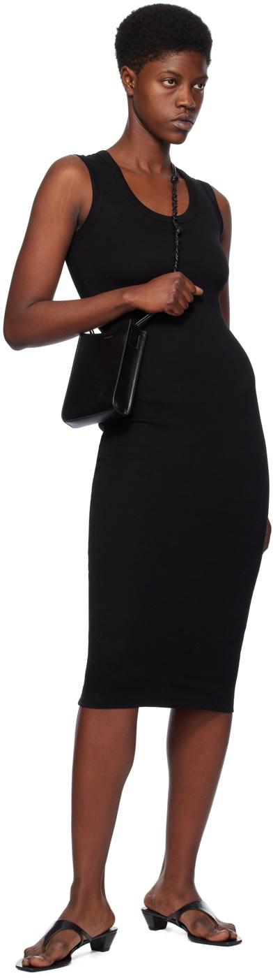 FLORE FLORE Black Joline Midi Dress