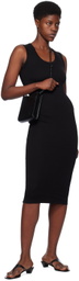 FLORE FLORE Black Joline Midi Dress