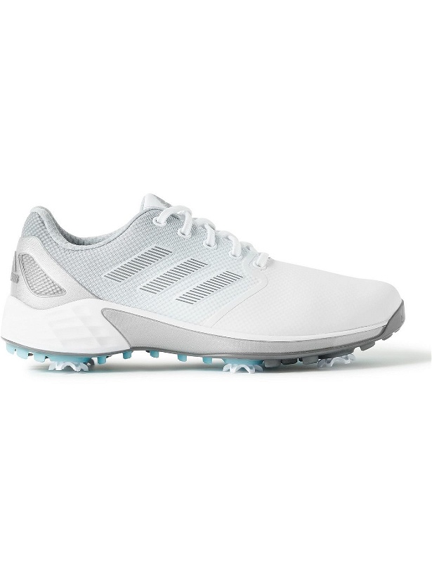 Photo: adidas Golf - ZG21 Rubber-Trimmed Sprintskin Golf Sneakers - White