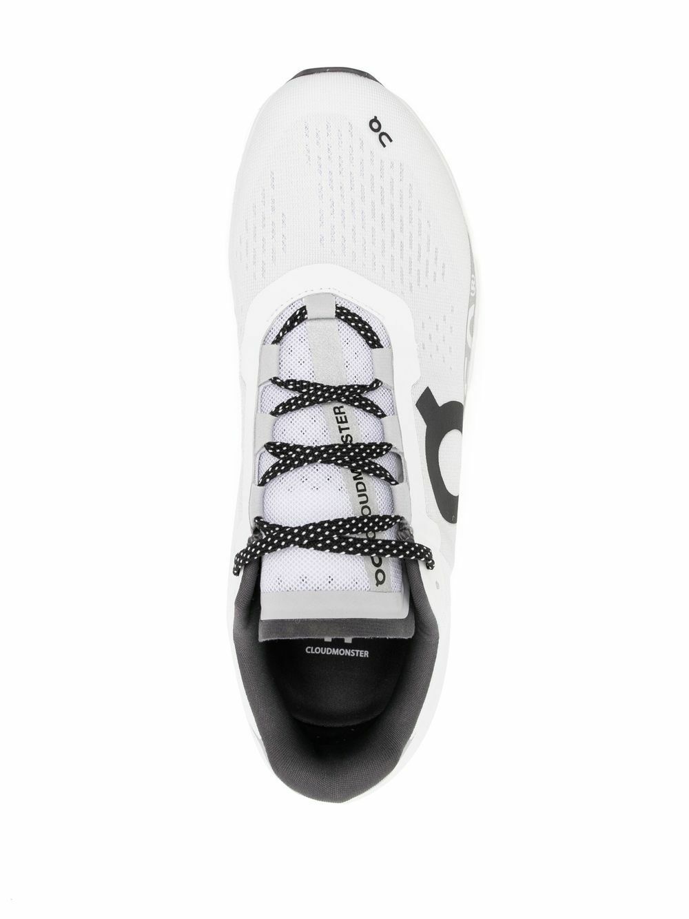On Running White Cloudmonster Low-Top Sneakers