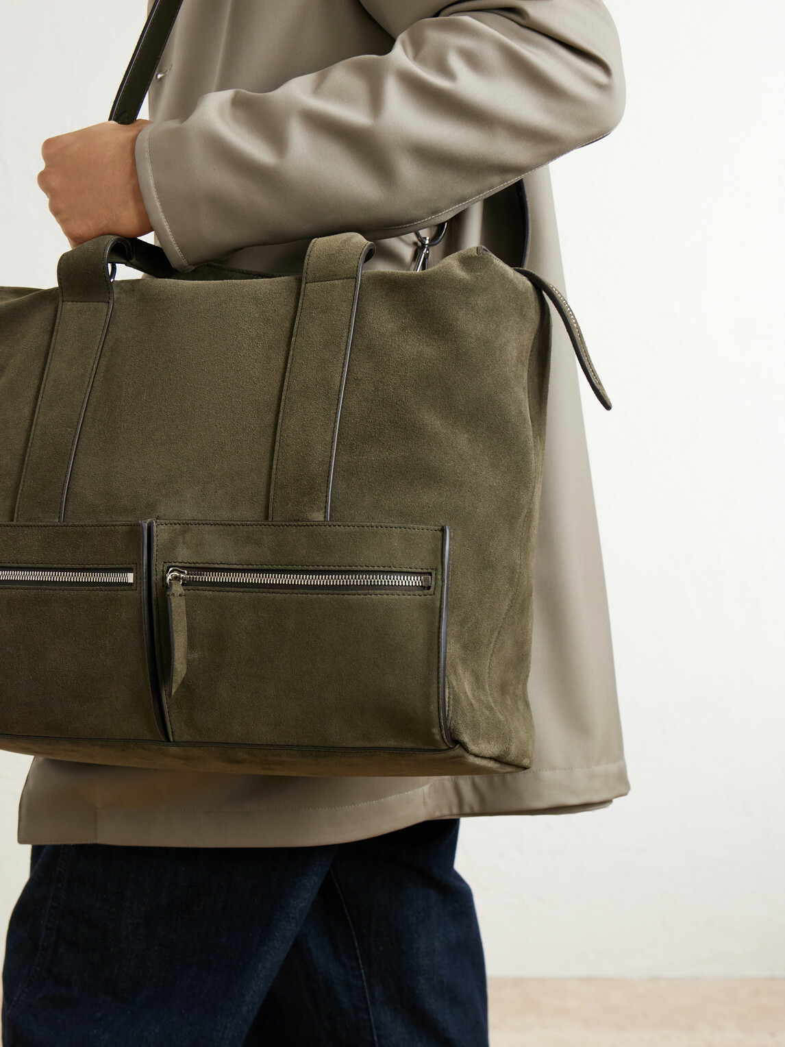 Métier - Racer Suede Tote Bag