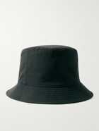 Stone Island - Logo-Appliquéd Cotton-Canvas Bucket Hat - Black