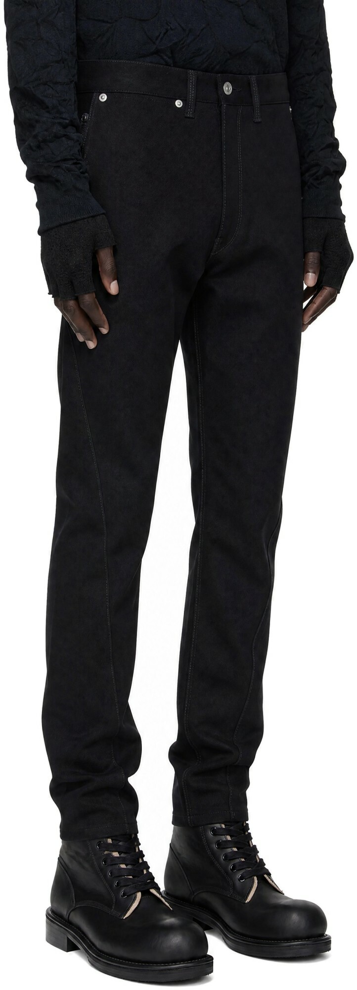 Junya Watanabe Black Levi's Edition Wool Trousers