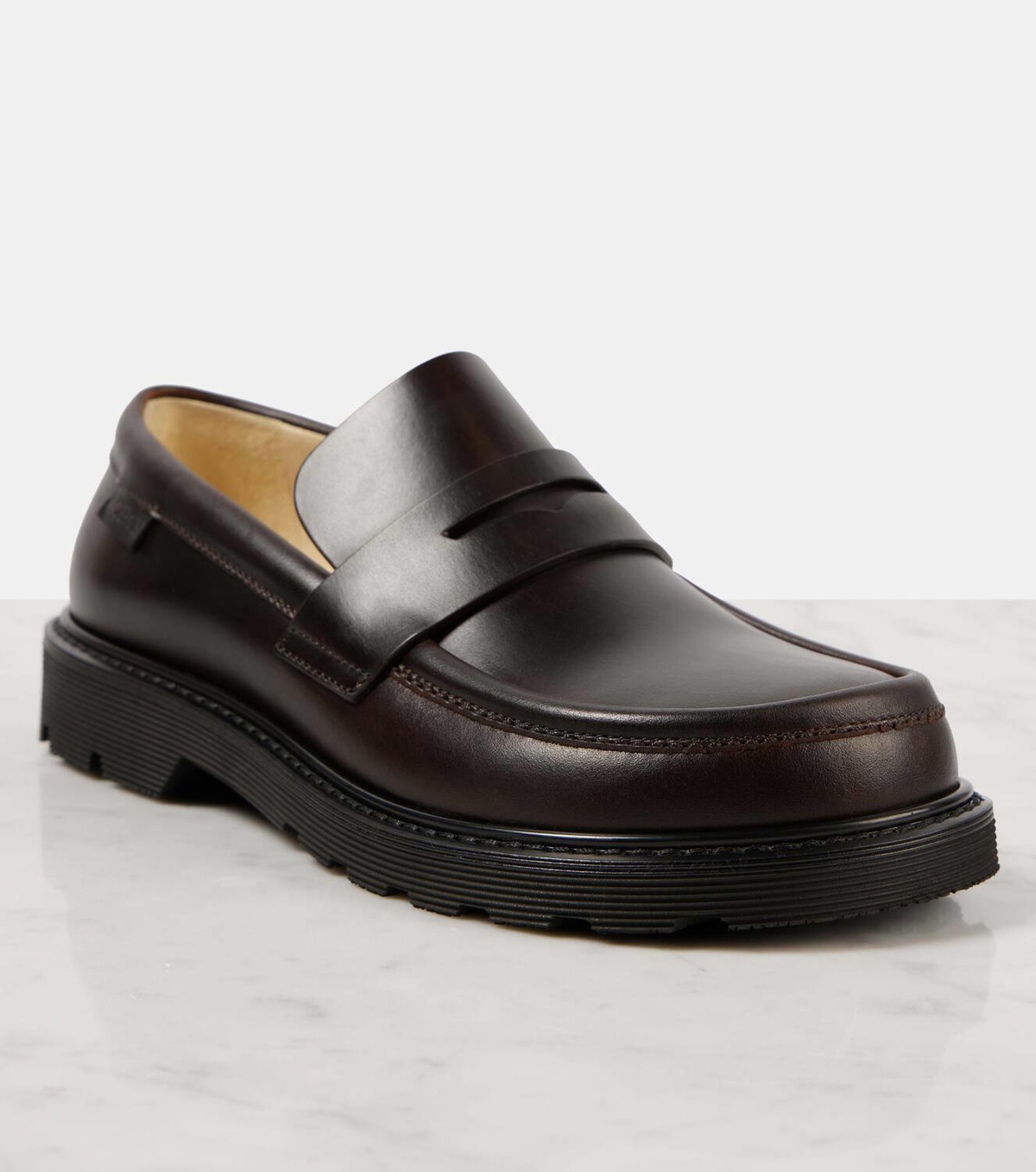ショートブーツ・ブーティ LOEWE BLAZE LOAFERS Loewe Blaze leather loafers Loewe