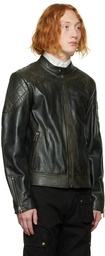 Belstaff Black Outlaw Leather Jacket