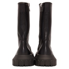 Rick Owens Black Tractor Boots