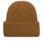 RoToTo Cozy Chunky Beanie in Light Brown 