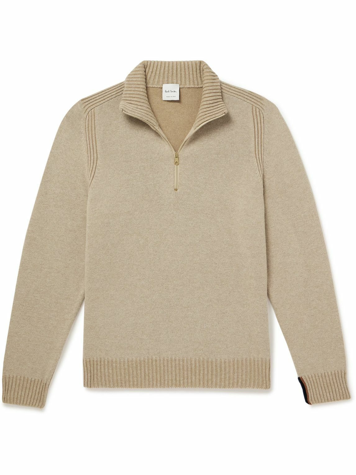 Paul Smith - Wool Half-Zip Sweater - Neutrals Paul Smith