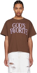 Praying SSENSE Exclusive Brown 'God's Favorite' T-Shirt