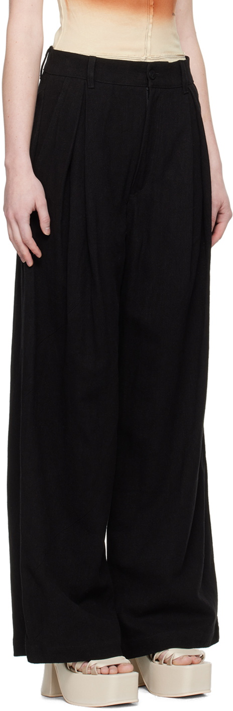 Eckhaus Latta Black Serra Trousers