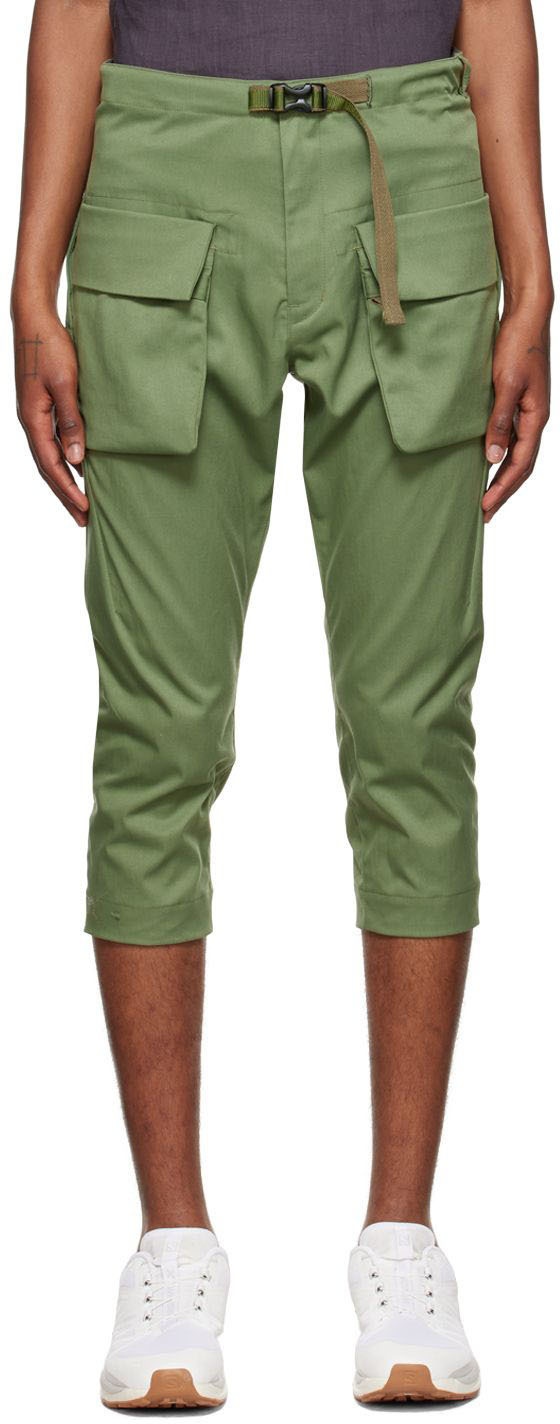 Photo: CCP Green Cropped Chino Trousers