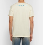 Gucci - Printed Cotton-Jersey T-Shirt - Men - White