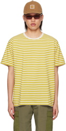 nanamica Yellow & Beige COOLMAX T-Shirt