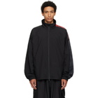Y-3 Black Gradient 3-Stripes Nylon Track Jacket