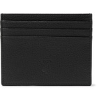 MONTROI - Logo-Debossed Full-Grain Leather Cardholder - Black