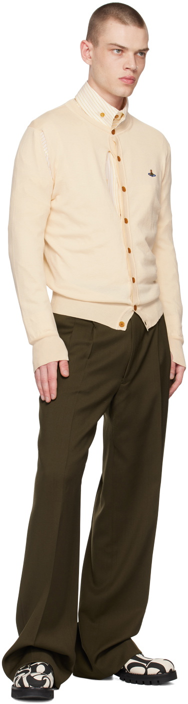 Vivienne Westwood Off-White Ripped Cardigan Vivienne Westwood