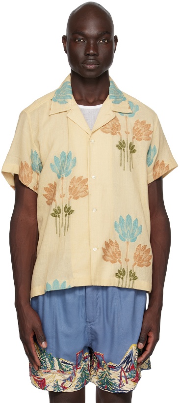 Photo: Bode Beige Full Bloom Shirt