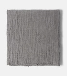 Once Milano Tassel-detail linen blanket