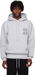 Maison Kitsuné Gray College Fox Hoodie