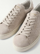 Axel Arigato - Court Leather-Trimmed Suede Sneakers - Neutrals