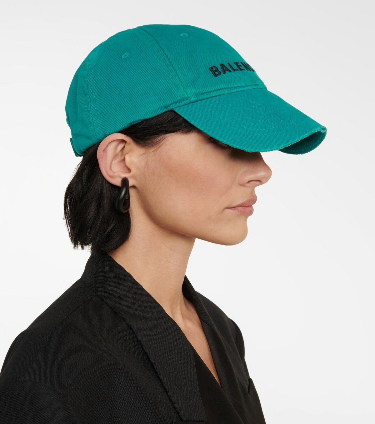 neon green balenciaga hat