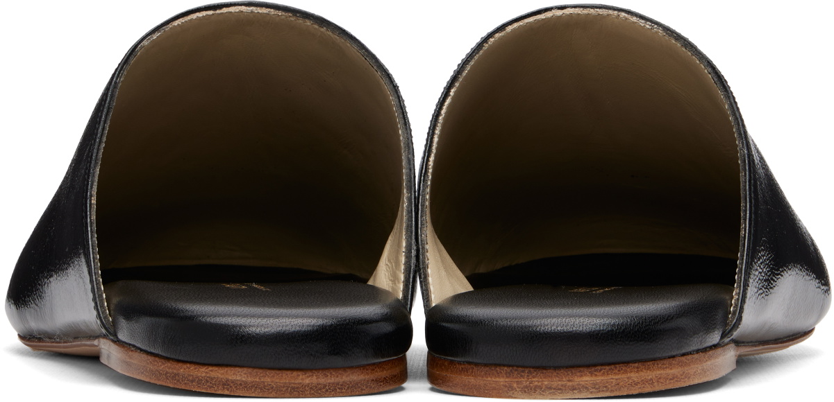 A.P.C. Black 'Les Mules' Slip-on Loafers