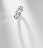 Messika Move Link 18kt white gold ring with diamonds