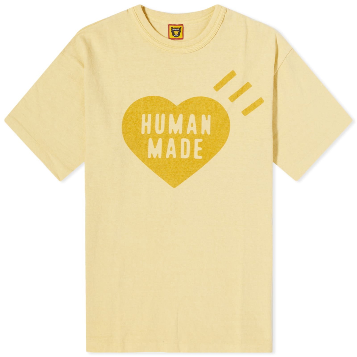 Human Made Men's Ningen-sei Capsule Plant Dyed Logo T-Shirt in